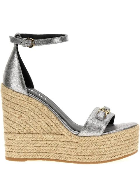 Versace 95mm Medusa espadrilles - Silver - zdjęcie produktu nr 1