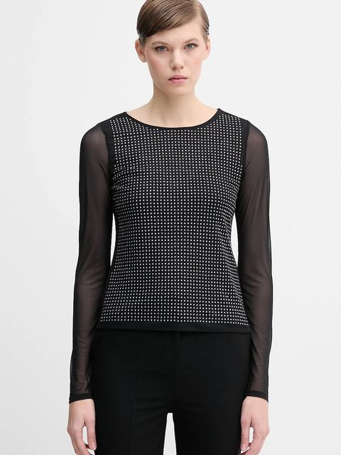 Dkny longsleeve kolor czarny DJ5T1581 - zdjęcie produktu nr 1