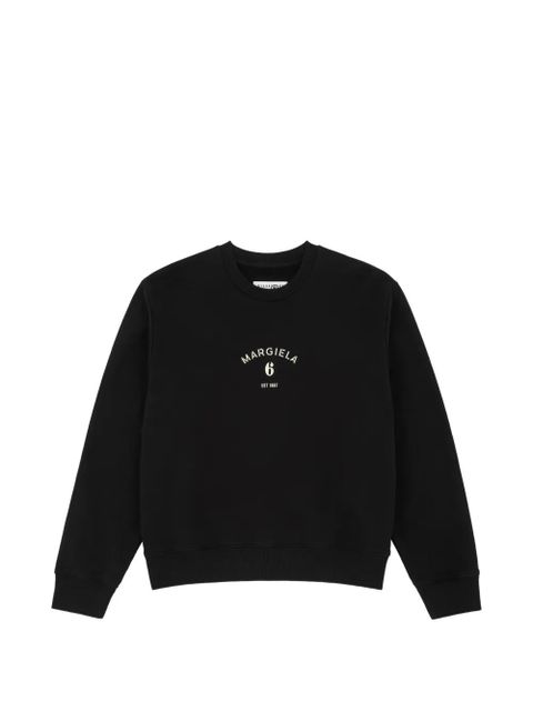 MM6 Maison Margiela logo sweatshirt - Black - zdjęcie produktu nr 1