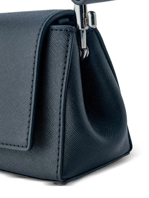 Vivienne Westwood Hazel logo-detail textured shoulder bag - Black