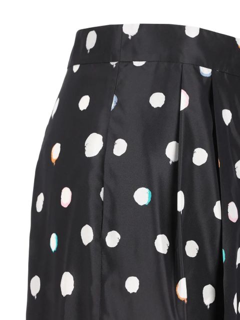FENDI polka-dot trousers - Black