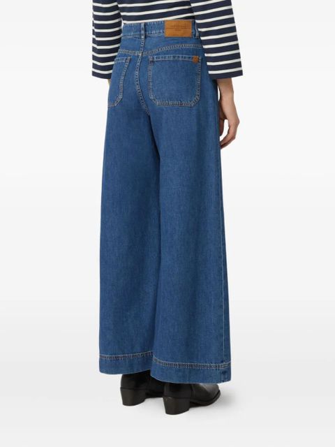 Weekend Max Mara wide-leg cropped jeans - Blue - zdjęcie produktu nr 2