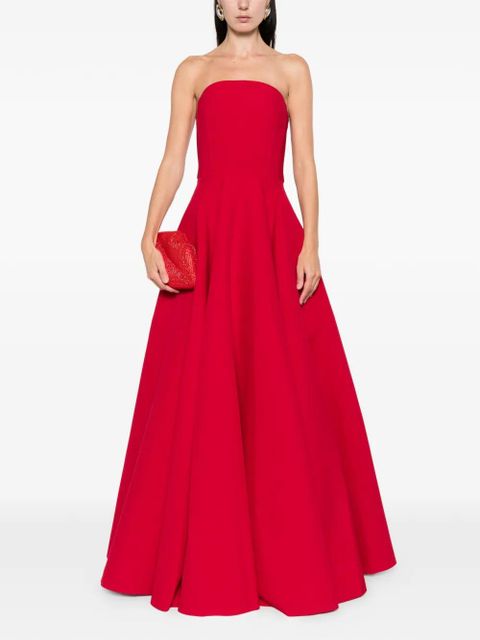 Solace London strapless maxi dress - Red - zdjęcie produktu nr 2