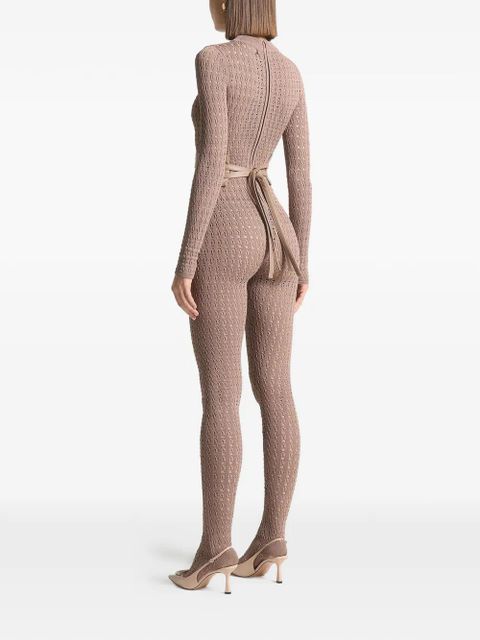 Manière De Voir Chantal detachable-belt jumpsuit - Neutrals