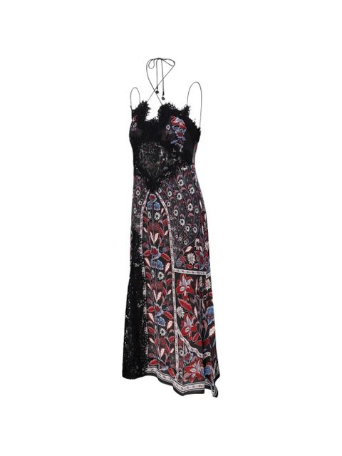FARM Rio Marcelle lace floral dress - Black
