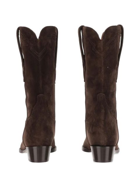 Paris Texas suede square-toe boots - Brown - zdjęcie produktu nr 2