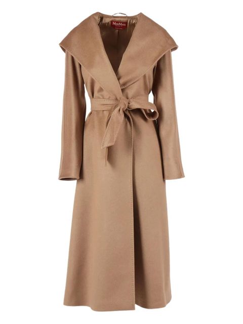 Max Mara Danton hooded belted coat - Brown - zdjęcie produktu nr 1