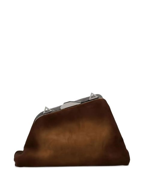 The Attico medium Day Off suede shoulder bag - Brown - zdjęcie produktu nr 2