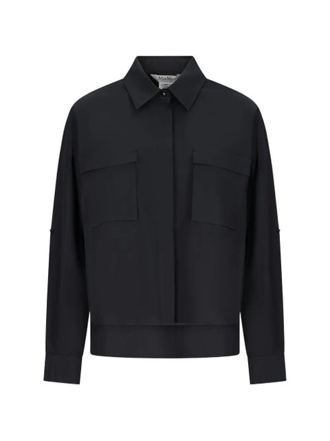 Max Mara flap-pocket shirt - Black - zdjęcie produktu nr 1