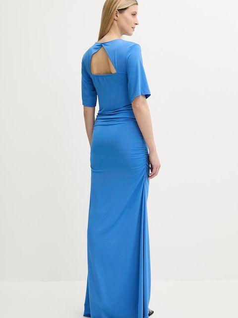 Gestuz sukienka kolor niebieski maxi prosta 10910125