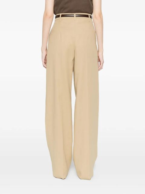 Max Mara Divo pleated belt trousers - Neutrals