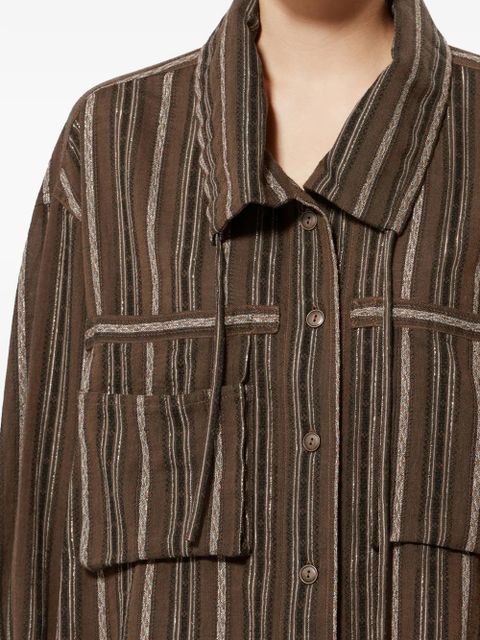 ISABEL MARANT Chelia striped shirt - Brown