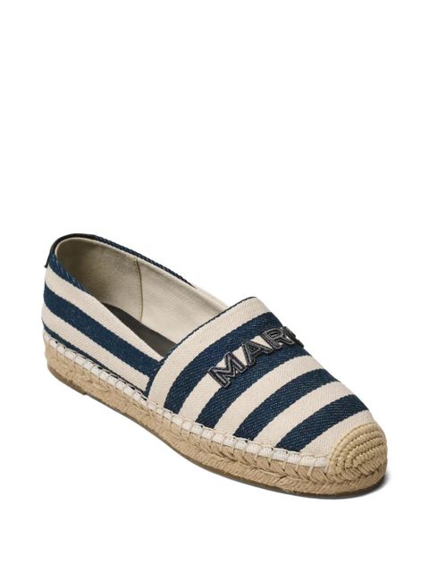 Marc Jacobs The Striped Canvas espadrilles - Blue