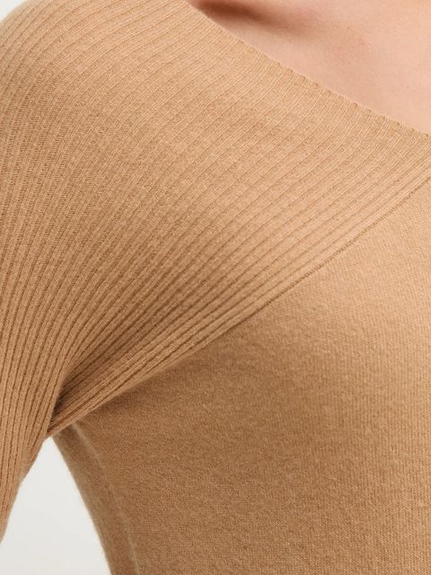 United Colors of Benetton sukienka z dodatkiem wełny kolor zielony mini prosta 1044DV02C