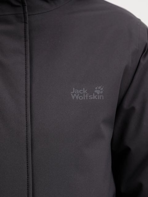 Jack Wolfskin kurtka WINTERTIDE kolor czarny zimowa A65070