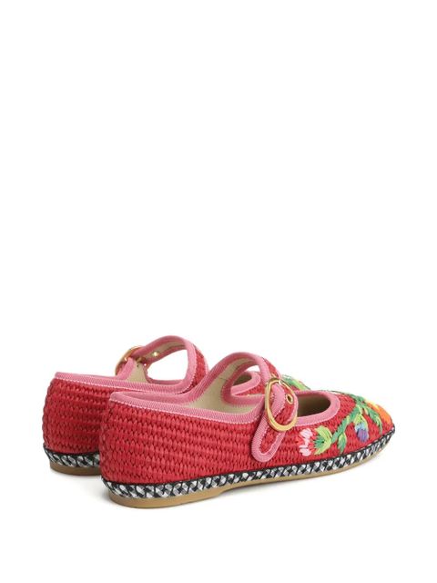 Valentino Garavani Endouce embroidered ballet flats