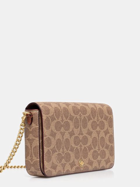 Coach torebka Mila kolor brązowy CAO03