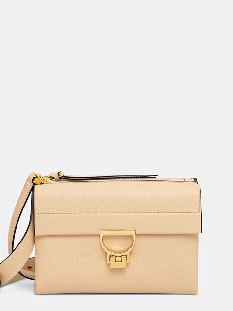 Coccinelle torebka skórzana ARLETTIS kolor beżowy E1 MD5 12 08 01 - zdjęcie produktu nr 1