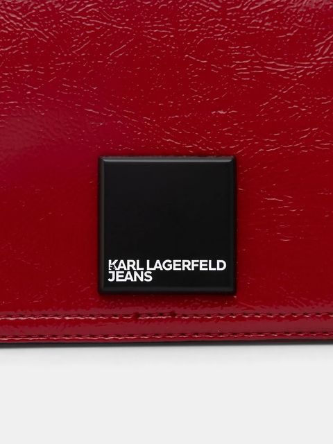 Karl Lagerfeld Jeans saszetka kolor czerwony B1W30137
