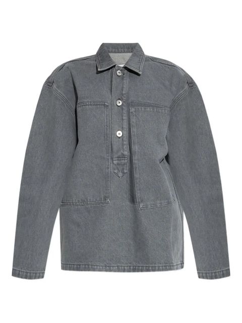 JW Anderson button-fastening patch-pocket shirt - Grey - zdjęcie produktu nr 1