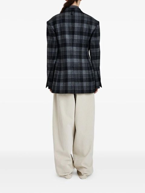 Proenza Schouler checked wool blazer - Grey