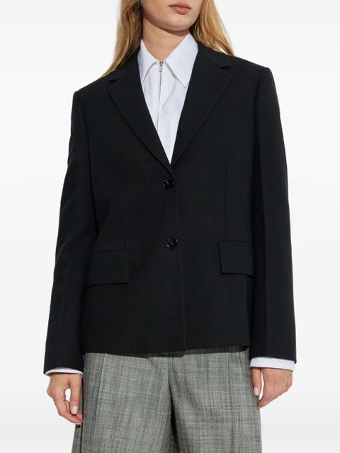 Jil Sander notched-lapel wool blazer - Black