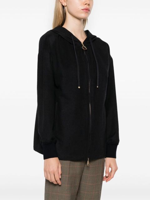 Moncler logo-patch hoodie - Blue