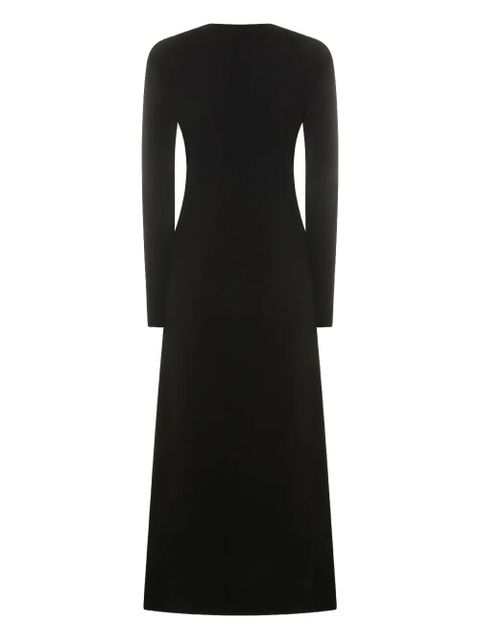 The Row long sleeve dress - Black