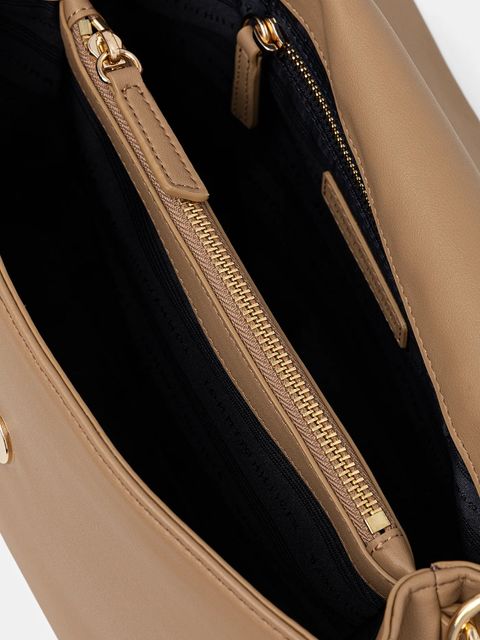 Tommy Hilfiger torebka kolor brązowy AW0AW17695