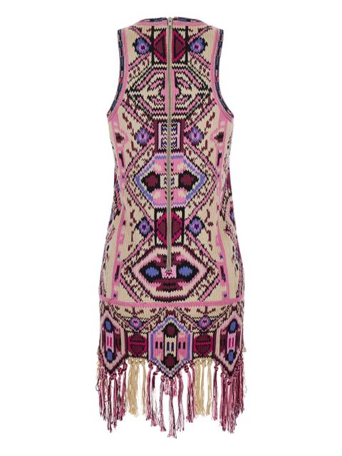 ISABEL MARANT embroidered fringed dress - Pink - zdjęcie produktu nr 2