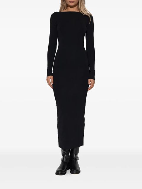ENTIRE STUDIOS long-sleeve midi dress - Black