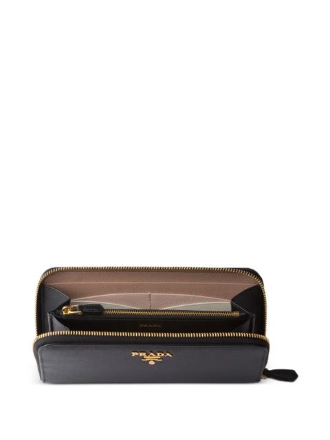 Prada large saffiano leather zip wallet - Black - zdjęcie produktu nr 2