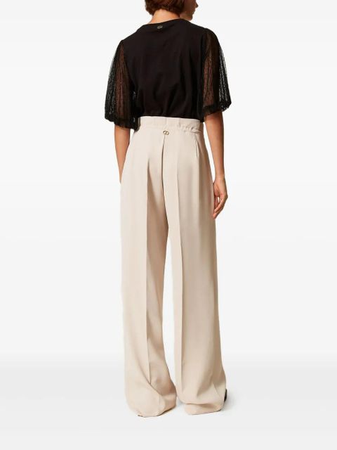 TWINSET drawstring trousers - Neutrals