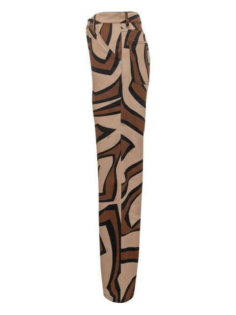 PUCCI bottuned print trousers - Neutrals - zdjęcie produktu nr 2