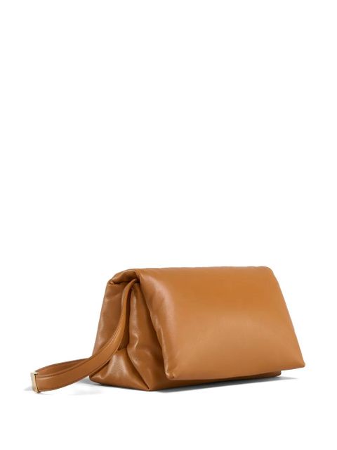 Marni medium Prisma leather shoulder bag - Brown