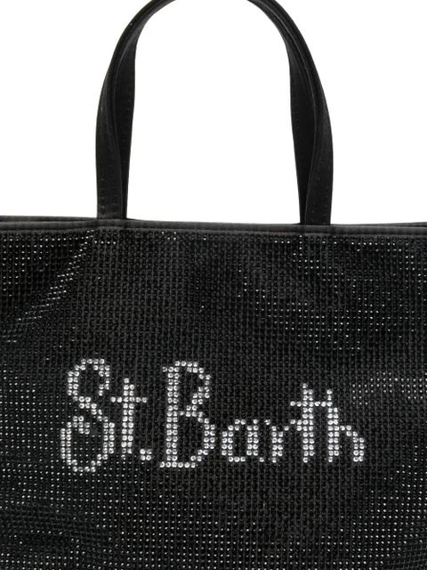 MC2 Saint Barth logo-embellished top-handles tote bag - Black - zdjęcie produktu nr 2