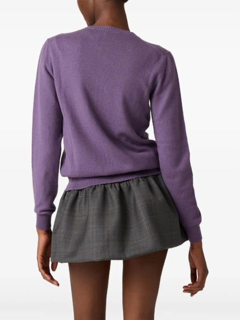 Miu Miu Prince Of Wales check mini skirt - Grey - zdjęcie produktu nr 2