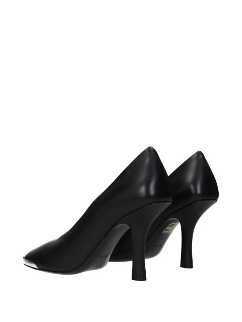 Burberry metal-toe leather pumps - Black