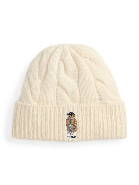 Polo Ralph Lauren czapka wełniana kolor beżowy 455981433 - zdjęcie produktu nr 1