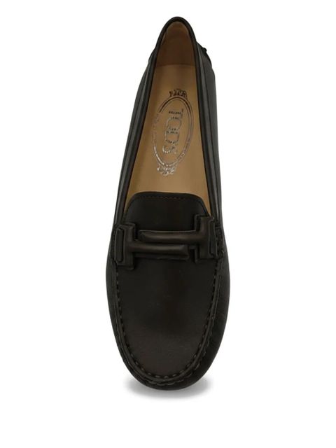 Tod's Gommini doppia T Loafers - Brown