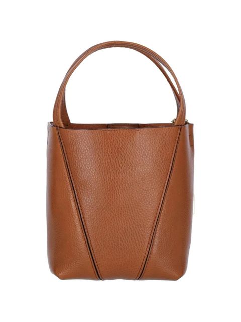 Chloé small Chloé Spin charm-detai tote bag - Brown - zdjęcie produktu nr 2