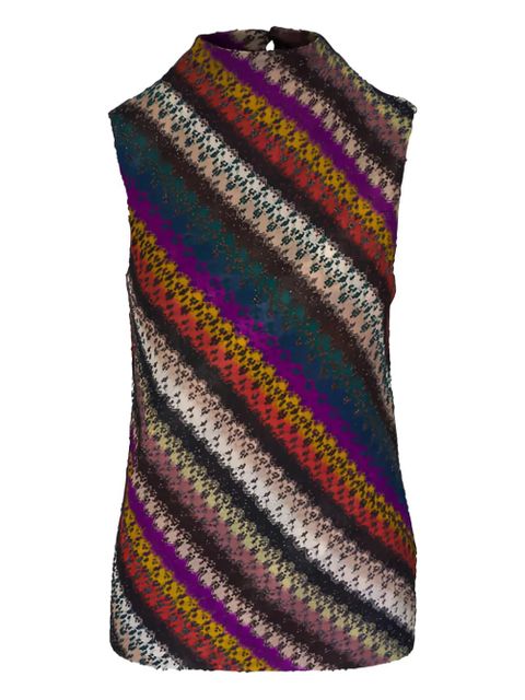 Missoni diagonal striped knitwear - Brown - zdjęcie produktu nr 1