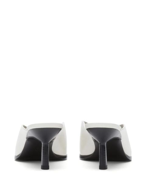 3.1 Phillip Lim 68mm square-toe mules - White - zdjęcie produktu nr 2