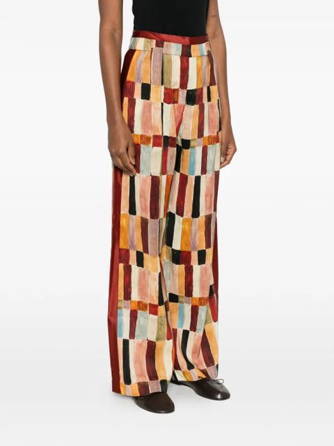 ALEMAIS x Laurence Leenaert Marjorelle trousers - Red