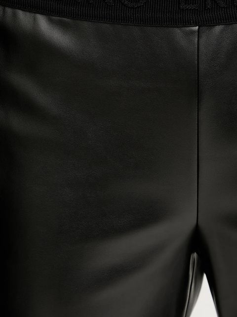 ERMANNO Firenze spodnie damskie kolor czarny proste medium waist 57TP037E5B