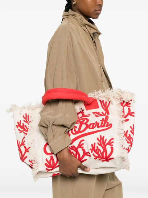 MC2 Saint Barth Vanity logo-embroidered tote bag - Neutrals - zdjęcie produktu nr 2