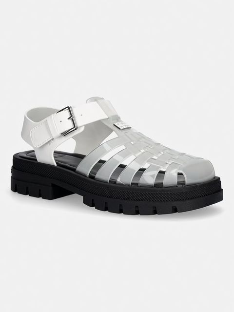 Tommy Jeans sandały z odkrytą piętą damskie TJW JELLY FISHERMAN SANDAL - zdjęcie produktu nr 1