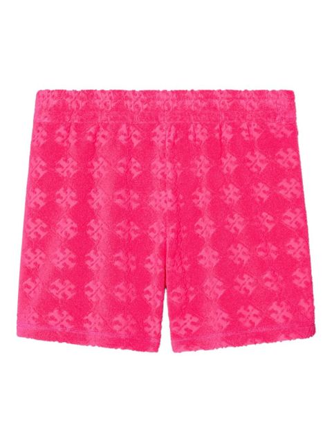 Tory Burch terry jacquard shorts - Pink - zdjęcie produktu nr 1