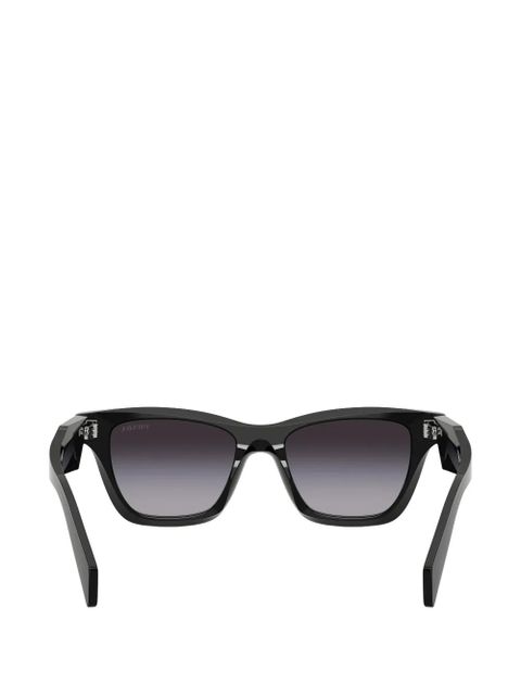 Prada Eyewear geometric-frame sunglasses - Black