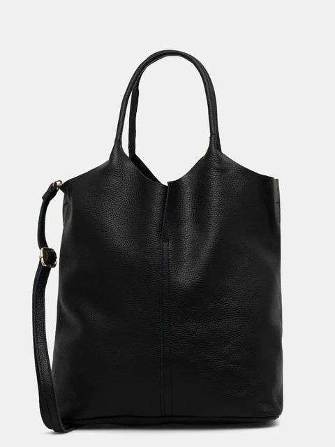 Answear.LAB torebka skórzana kolor czarny - zdjęcie produktu nr 1